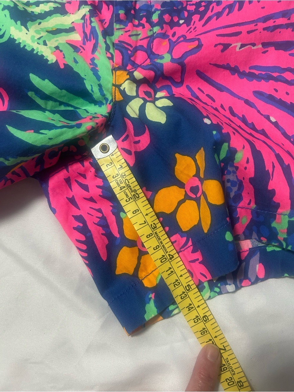 Lilly Pulitzer NWT 00 Callahan Indigo All A Glow Shorts 5” Inseam Preppy Beach - Picture 15 of 16